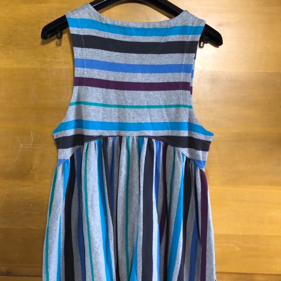 Marc By Marc Jacobs vintage Striped Fleece Ruffle Dress in size L - Picture 7 of 12